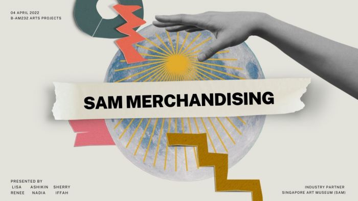 title of the project, "SAM Merchandise"