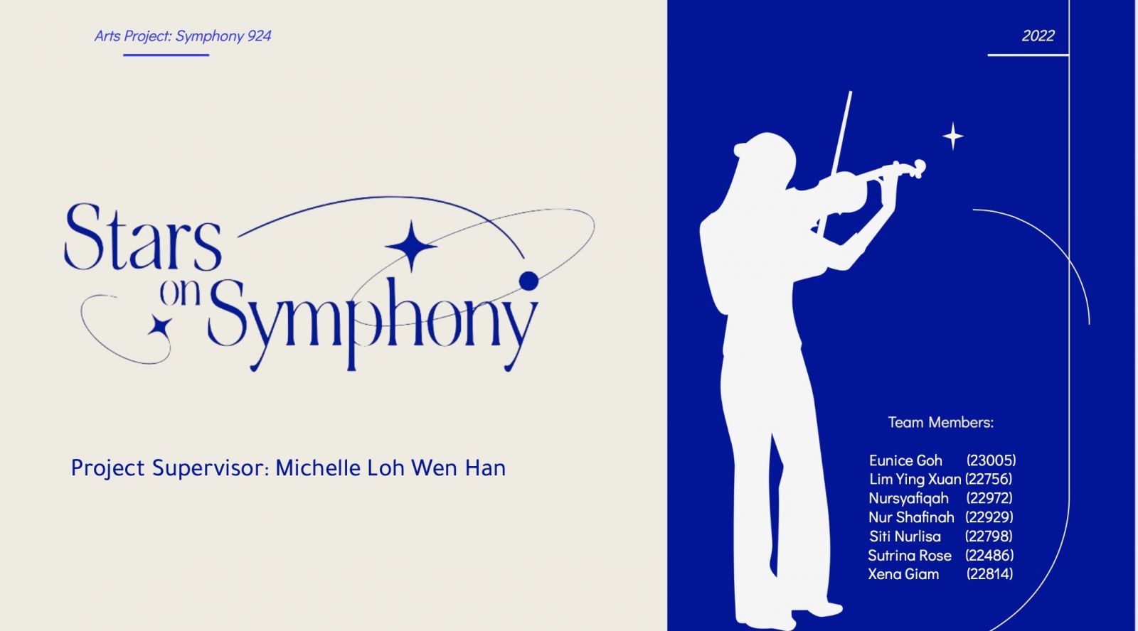 Stars on Symphony | Educational Profile